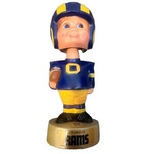 VINTAGE 1975 Los Angeles RAMS LA‎ Vintage Sports Specialties Bobblehead # 0